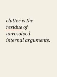 Clutter — print