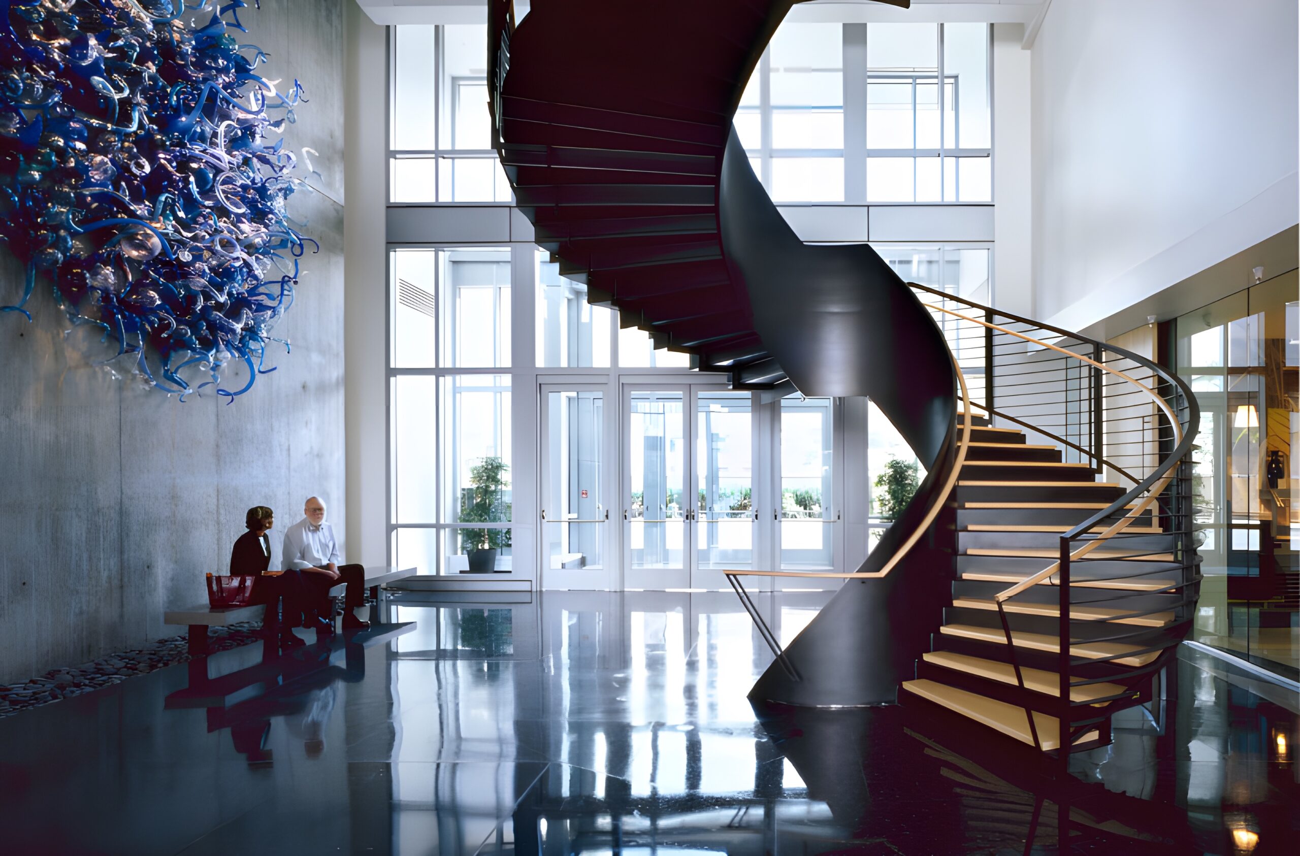 Amgen Helix campus atrium