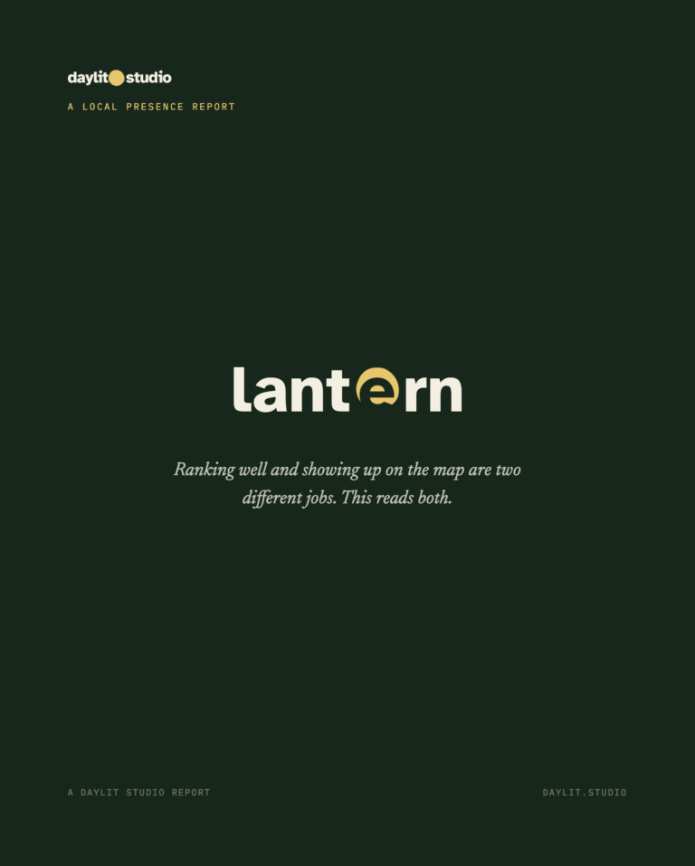 Lantern report cover